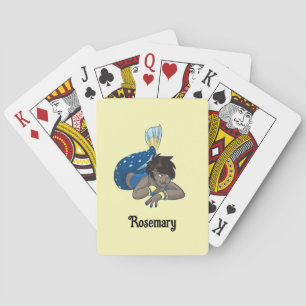 Jeu De Cartes Nom personnalisé Lady mermaid