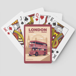Jeu De Cartes Nom personnalisé LONDON