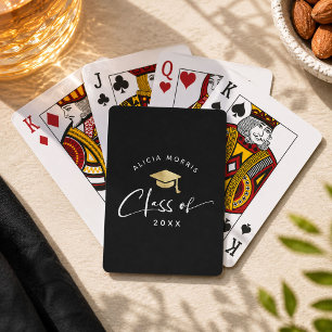 Jeu De Cartes Nom personnalisé moderne pour la remise des diplôm
