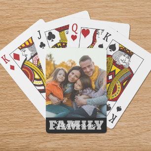 Jeu De Cartes Noms de famille Photo Couleurs personnalisées