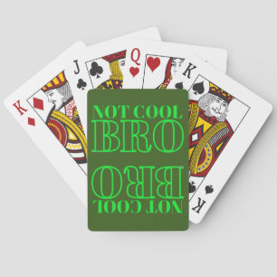 JEU DE CARTES NON COOL BRO