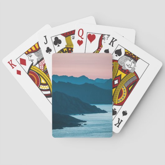 Jeu De Cartes Norvège Lofoten Islands Vue côtière (dos)