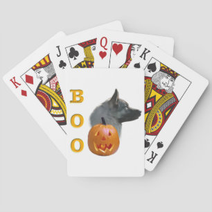 Jeu De Cartes Norvégien Elkhound Halloween Boo