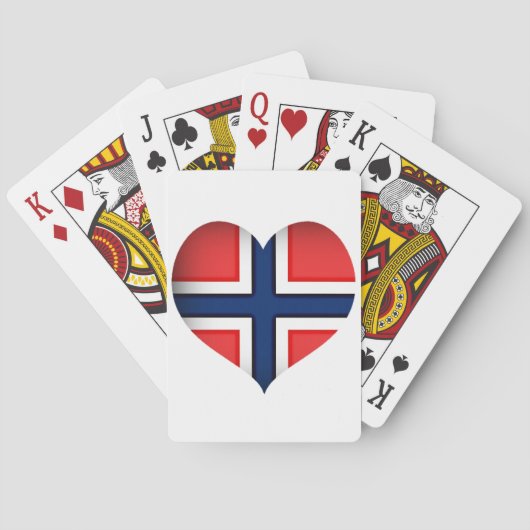 Jeu De Cartes Norway Flag (dos)
