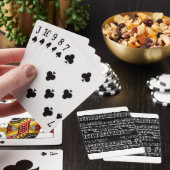 Jeu De Cartes note musicale grunge (In Situ)