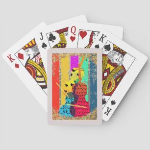 Jeu De Cartes Notes sur la basse double et la musique