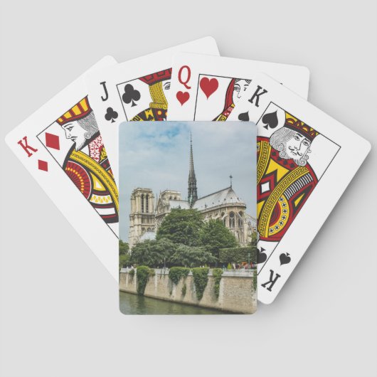 Jeu De Cartes Notre Dame Cathedral in Paris (dos)