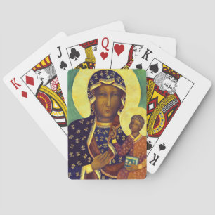 Jeu De Cartes Notre dame de Czestochowa Black Madonna Pologne Ic