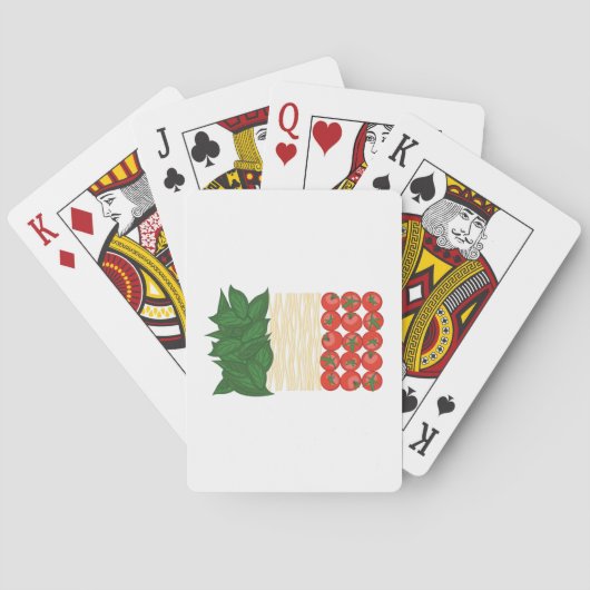 Jeu De Cartes Nourriture italienne (dos)