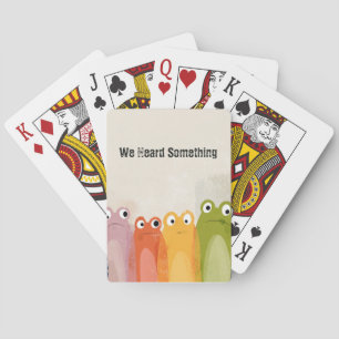 Jeu De Cartes Nous avons entendu quelque chose – Citation drôle 