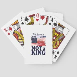 Jeu De Cartes Nous avons une constitution, pas un roi USA Pro dé