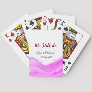 Jeu De Cartes Nous faisons encore rose violet parties scintillan