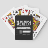 Jeu De Cartes Nous, Le Peuple, Nous N'Avons Pas Le Drapeau Améri (dos)