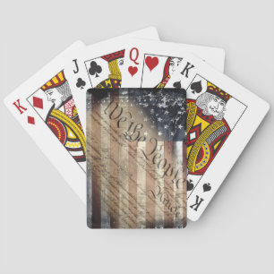 Jeu De Cartes NOUS LE PEUPLE Vintage-American Drapeau