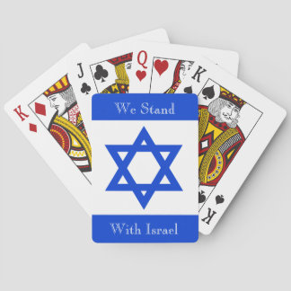 Jeu De Cartes Nous Sommes Avec Israël