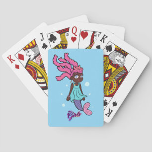 Jeu De Cartes Nous sommes Girls USA © Baby Blue Mermaids. Cartes
