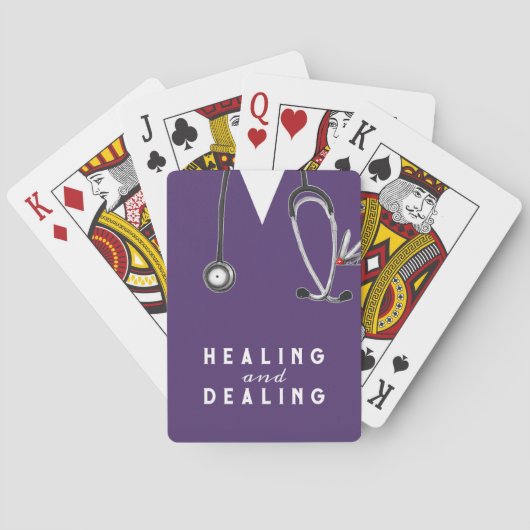 Jeu De Cartes Nouveauté d'infirmière (dos)