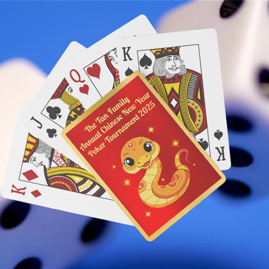 Jeu De Cartes Nouvel an chinois de serpent à bébé mou
