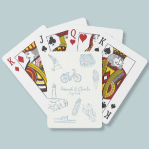 Jeu De Cartes Nouvelle Angleterre jouant aux cartes