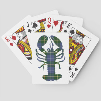 Jeu De Cartes Nouvelle-Écosse Tartan Lobster jouer aux cartes