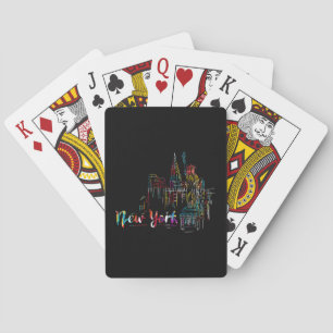 Jeu De Cartes Nouvelle York Sky Battement de coeur Statue de la