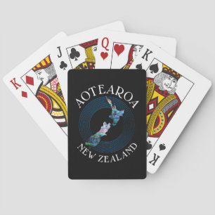 JEU DE CARTES NOUVELLE ZÉLANDE CARTE ROGNES PAUA
