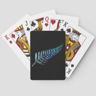 JEU DE CARTES NOUVELLE-ZÉLANDE KIWI FERN SIMPLE PAUA