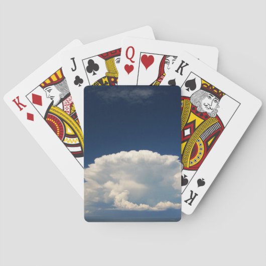 Jeu De Cartes Nuage Blanc Puffé              (dos)