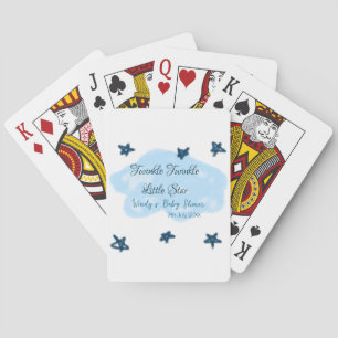 Jeu De Cartes Nuages bleus scintillant Twinkle Little Star bébé