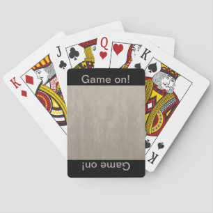 Jeu De Cartes Nuances de gris Ombre vélo jouer aux cartes