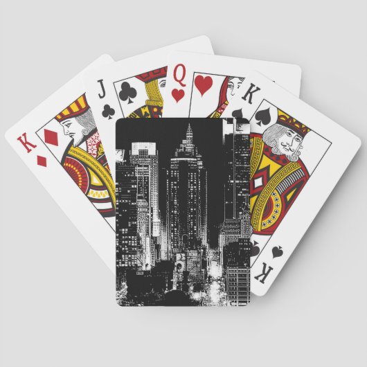 Jeu De Cartes Nuit à New York (dos)