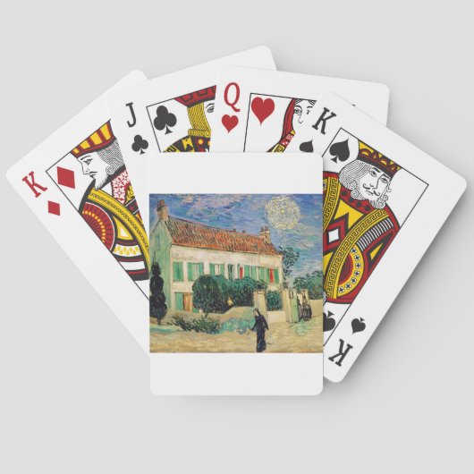 Jeu De Cartes Nuit blanche de maison de Van Gogh (dos)