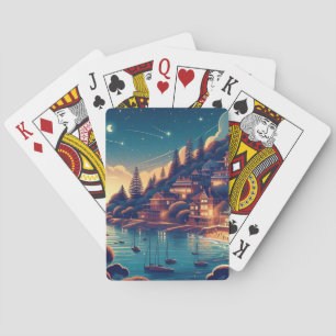 Jeu De Cartes Nuit Côtière Enchantée