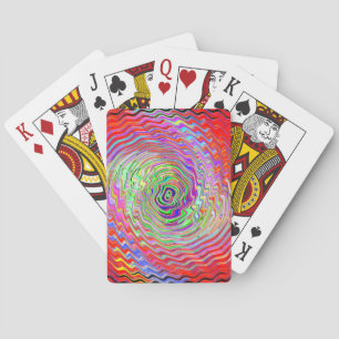 Jeu De Cartes Nuit folle sous lumière noire....
