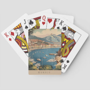 Jeu De Cartes Nuits de casino vintage à Monaco Riviera