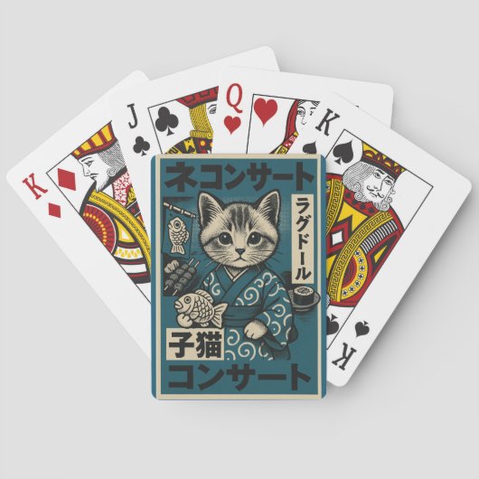 Jeu De Cartes Nuits des nouilles Neko (dos)