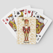 Jeu De Cartes Nutcracker Nom personnalisé Stocker Stuffer Cadeau (dos)