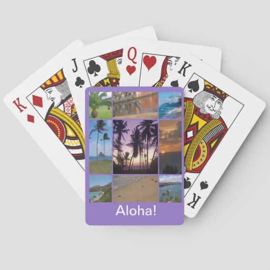 Jeu De Cartes Oahu, Hawaii (dos)
