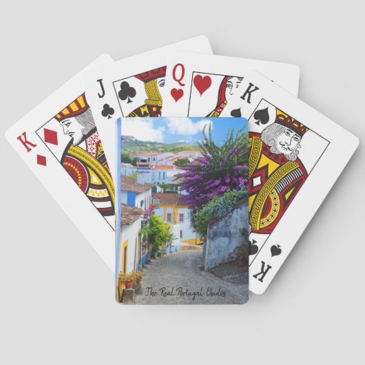 Jeu De Cartes Obidos Flowers, Portugal (dos)