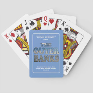 Jeu De Cartes OBX Beach Text Et Villes