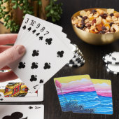 Jeu De Cartes Océan au coucher du soleil (In Situ)