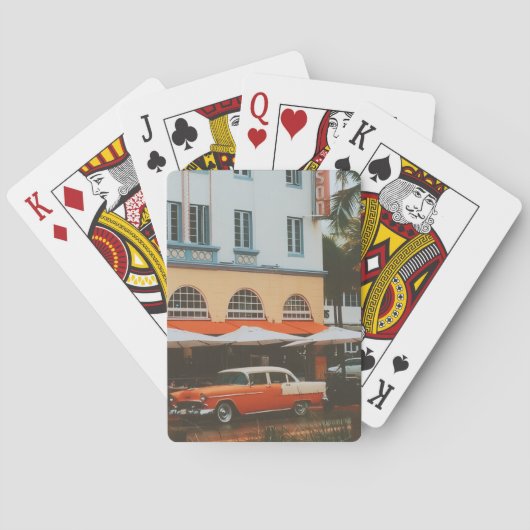Jeu De Cartes Ocean Drive, South Beach, Miami (dos)