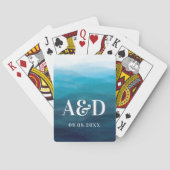 Jeu De Cartes Ocean Waves Mariage Jouer des cartes, Faveurs (dos)