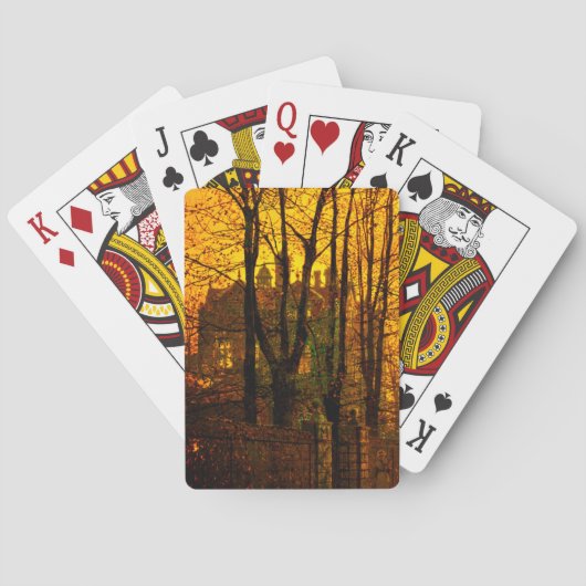 Jeu De Cartes Octobre Afterglow John Atkinson Grimshaw (dos)