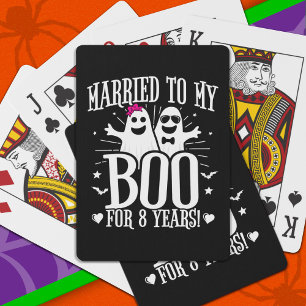 Jeu De Cartes Octobre Mariage Anniversaire Funny 8e Anniversaire