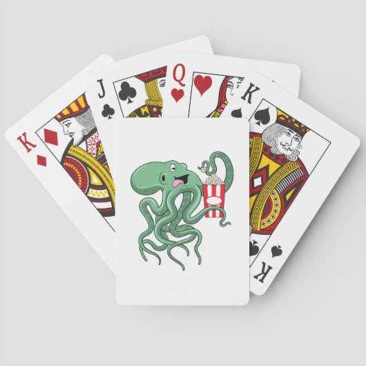 Jeu De Cartes Octopus avec Popcorn (dos)
