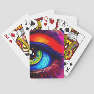 Jeu De Cartes Oeil coloré