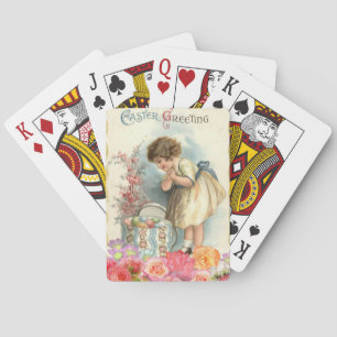 Jeu De Cartes oeufs de pâques victoriens
