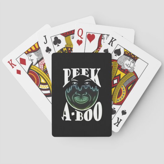 Jeu De Cartes Oeuvre couleur néon - Peekabo (dos)