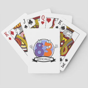 Jeu De Cartes Officiellement Bannière d'Anniversaire 83.